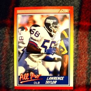 1990 Score #571 All Pros Lawrence Taylor New York Giants Hall of Famer